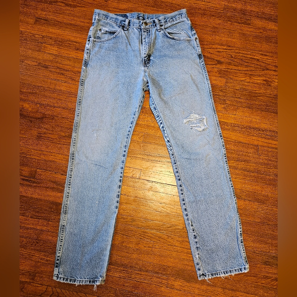Wrangler Ripped And Distressed Jeans